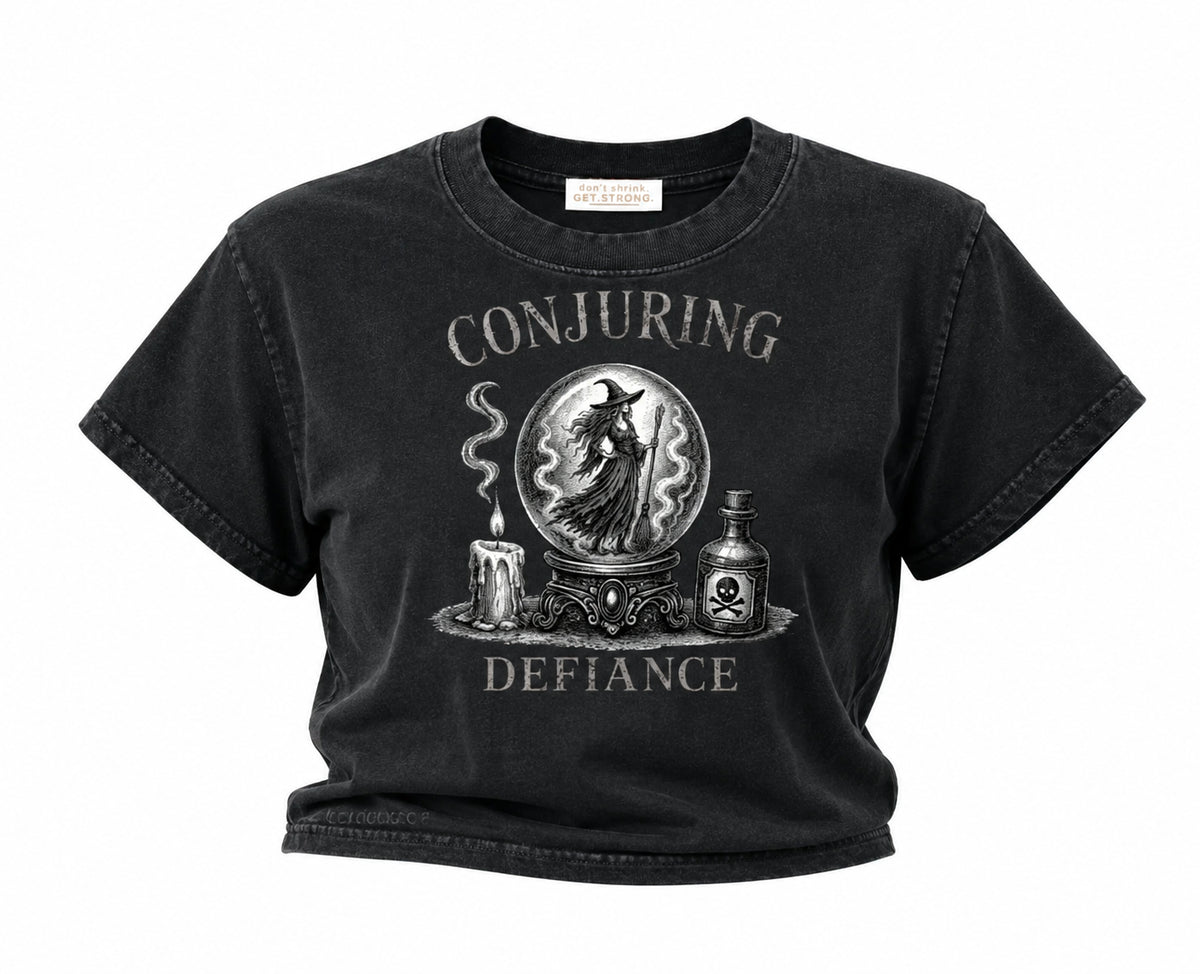 Conjuring Defiance Cropped Boxy Tee