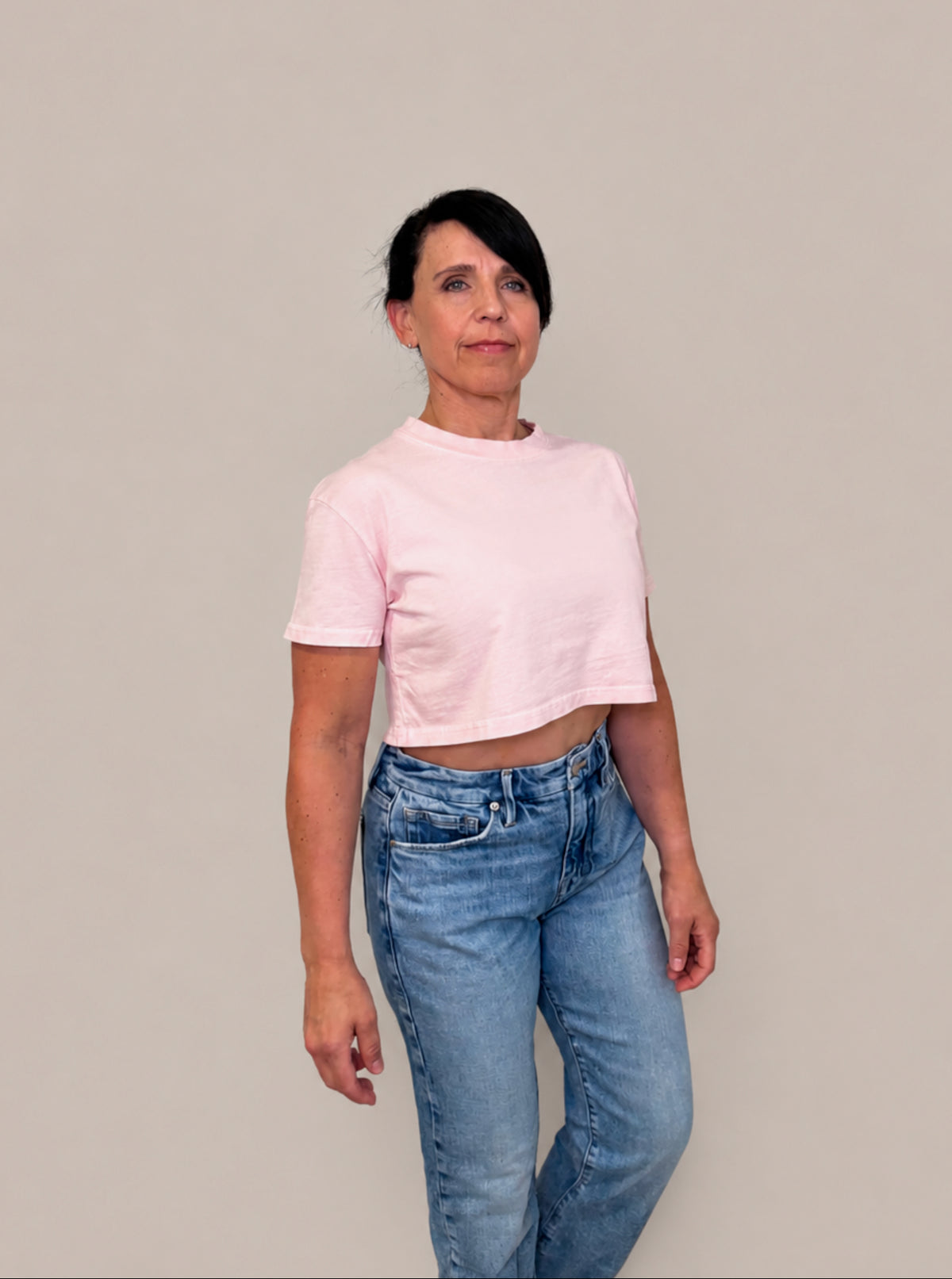 I Define Me Cropped Boxy Tee