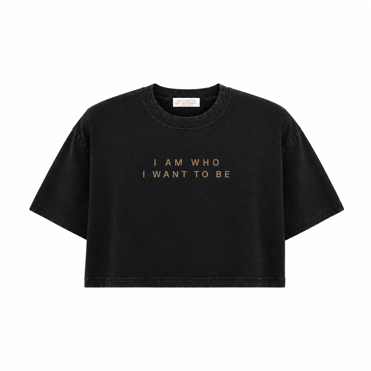 Who I Want To Be Cropped Boxy Tee