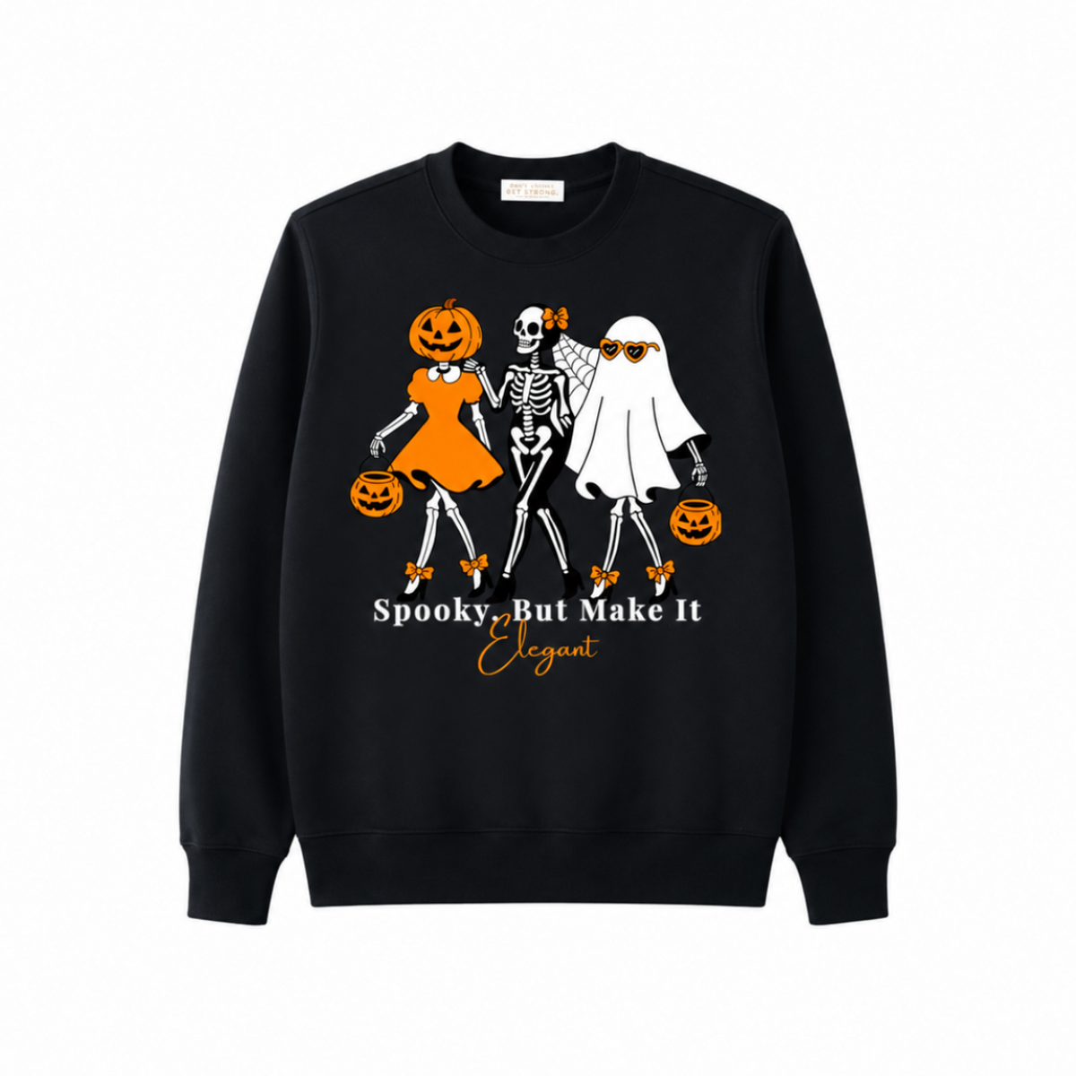 Spooky, But Make It Elegant Oversized Crewneck Sweatshirt