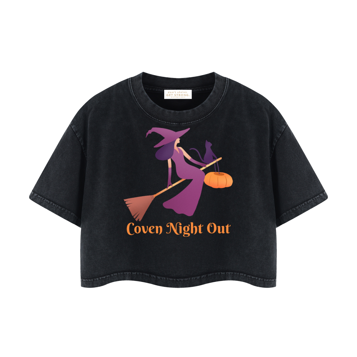 Coven Night Out Cropped Boxy Tee