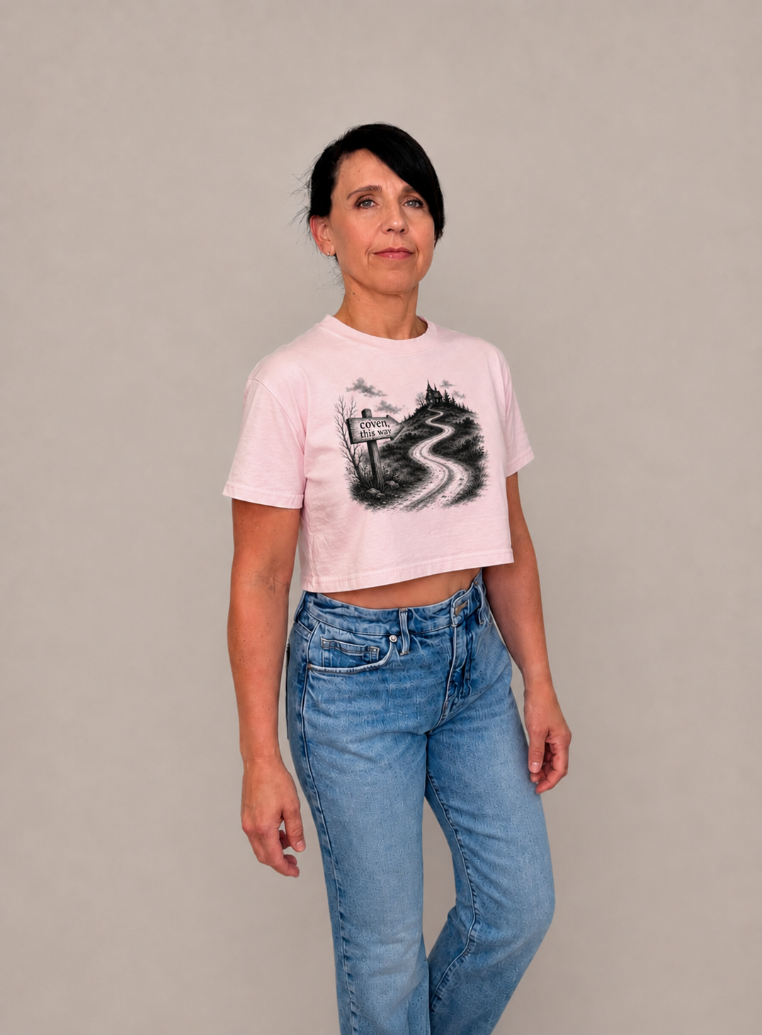 Coven This Way Cropped Boxy Tee