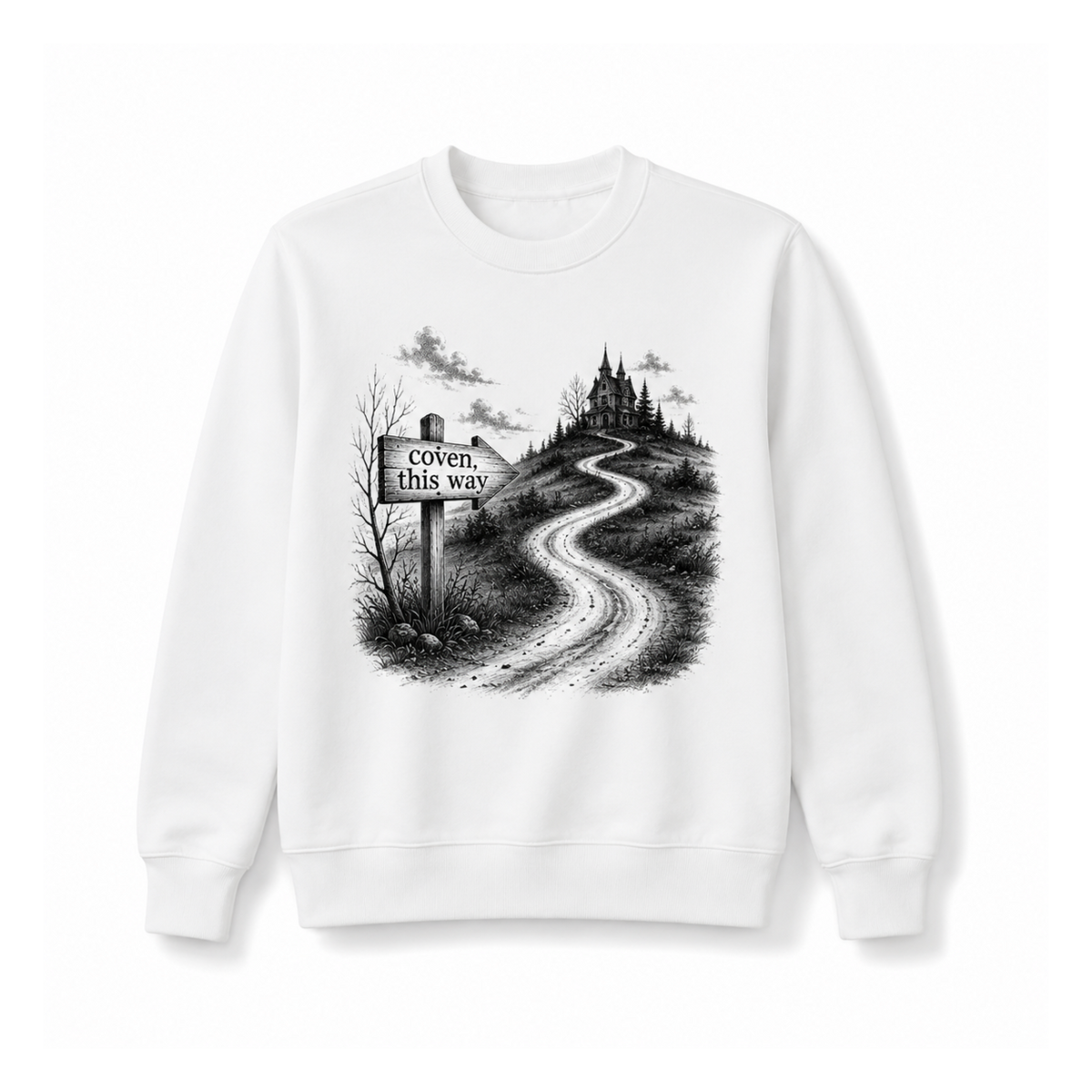 Coven This Way Oversized Crewneck Sweatshirt