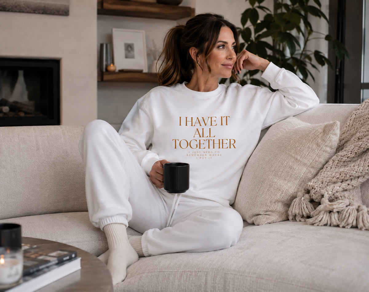 I Have It All Together Oversized Crewneck Sweatshirt