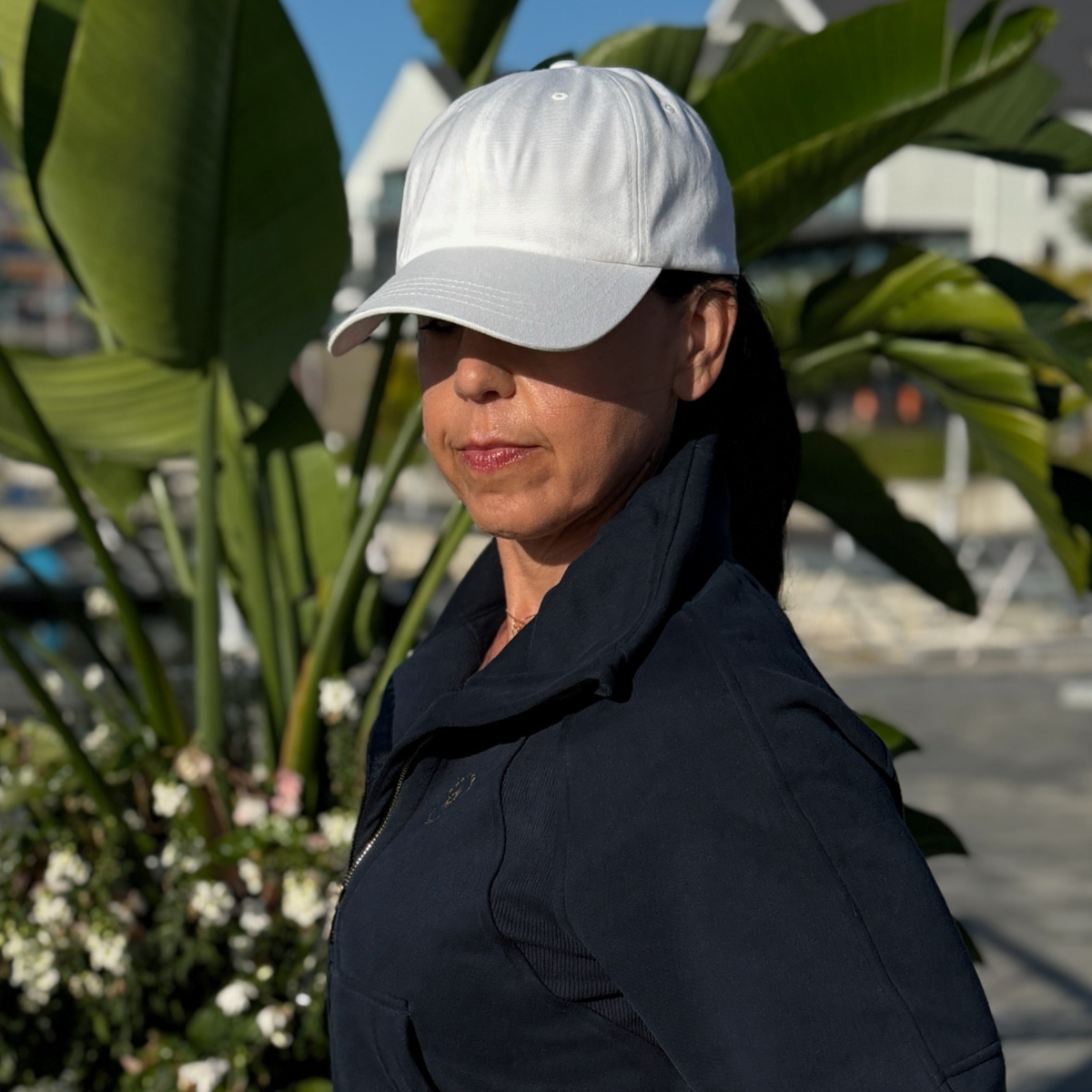 The Horizon Embroidered Cotton Cap