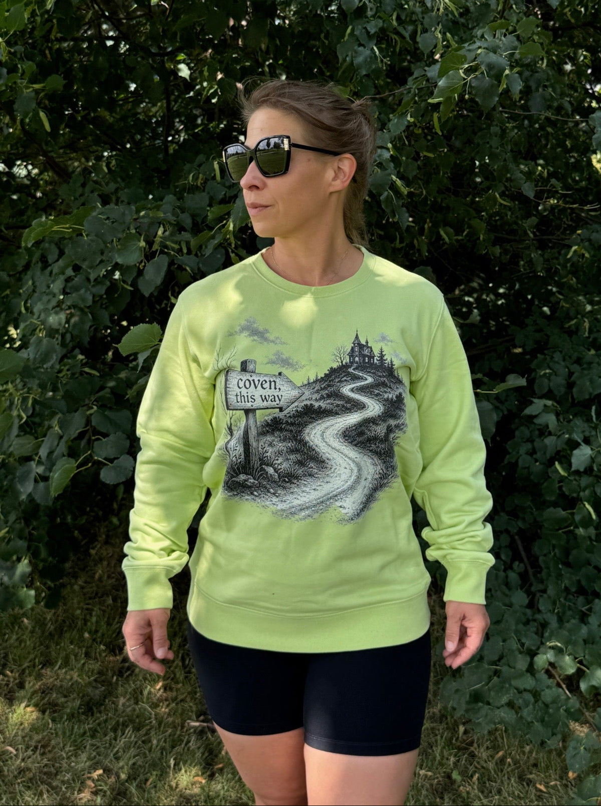Coven This Way Oversized Crewneck Sweatshirt