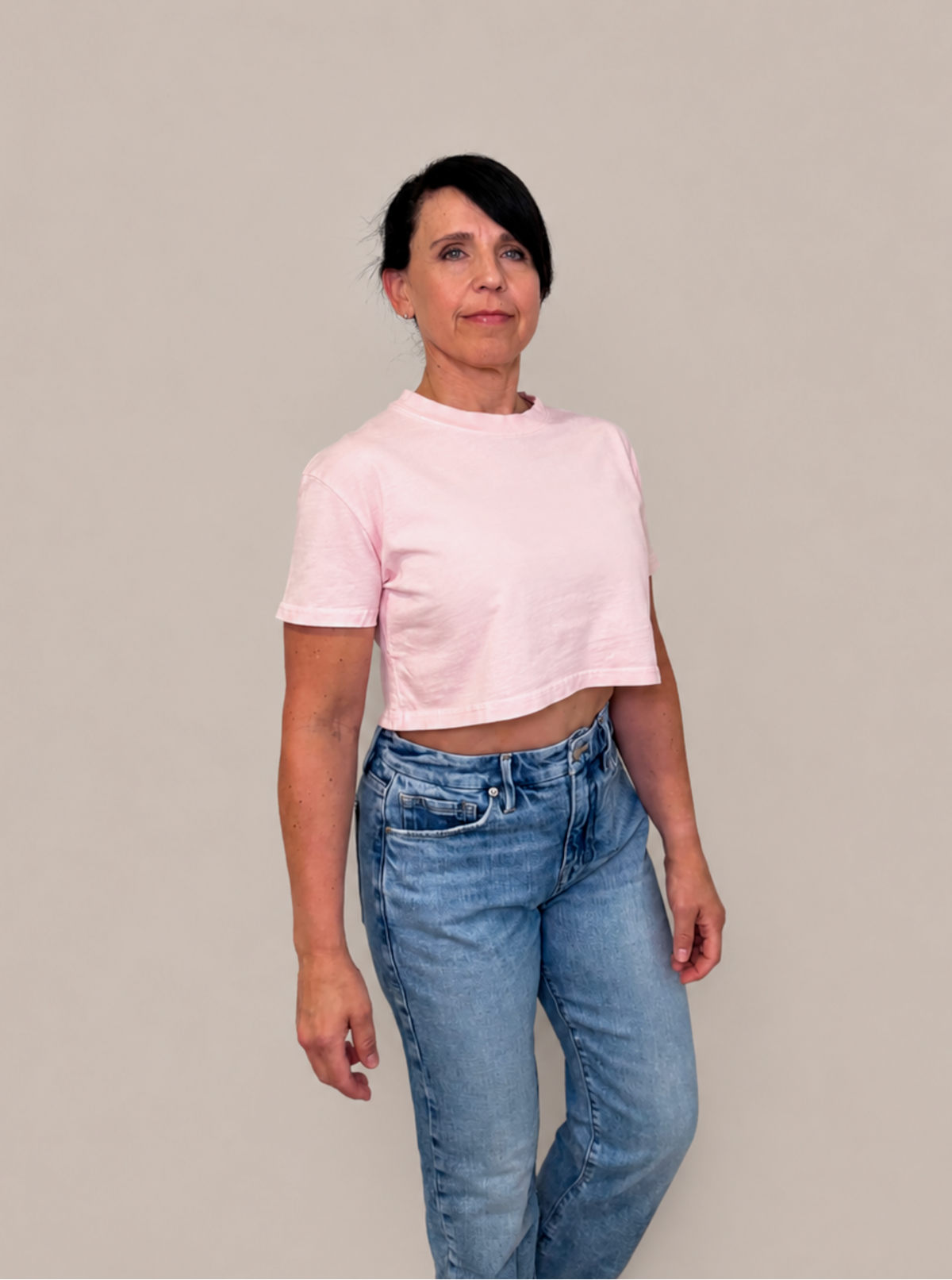 OG Don't Shrink. Get Strong. Cropped Boxy Tee